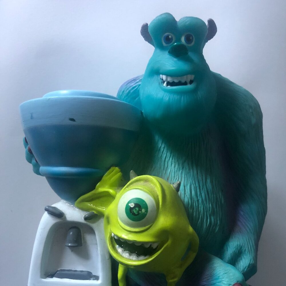 MONSTERS INC. SULLEY & MIKE Water Cooler DISNEY PIXAR 8 Inches Tall